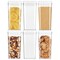 mDesign Airtight Food Storage Kitchen Container with Lid, 6 Pack